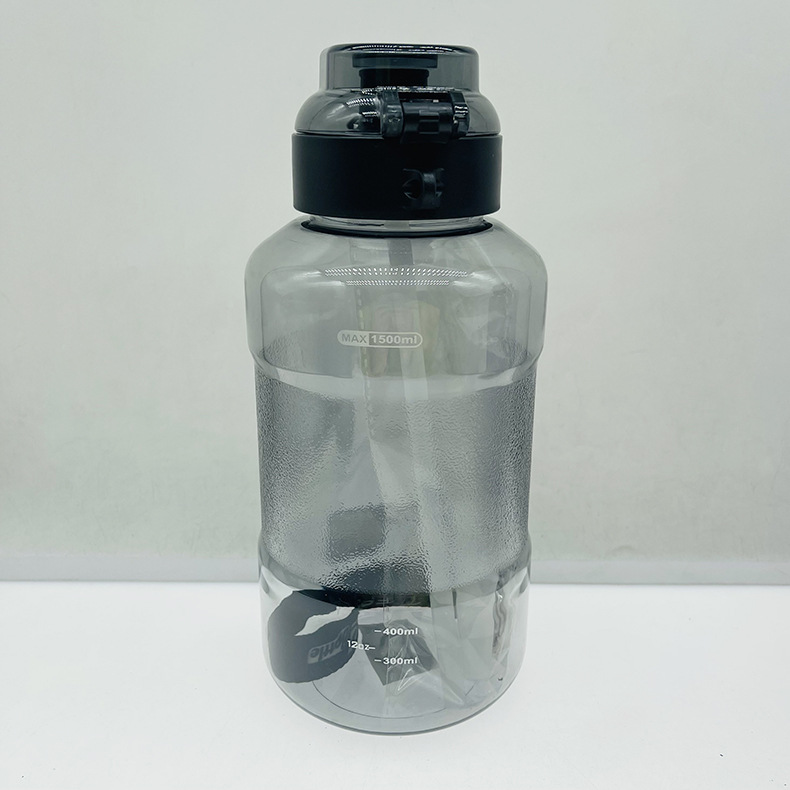 Jinshi artículo No. 2008-737 Copa de espacio deportes botella de agua portátil 1500ml cubierta de rebote taza de bebida directa taza portátil