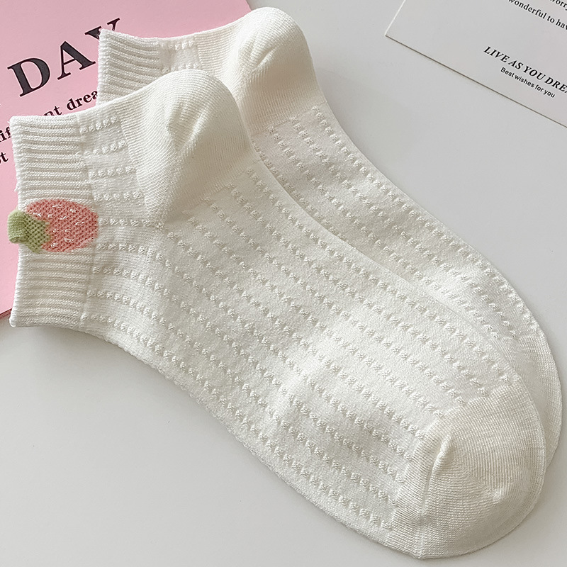 [30% de descuento en el precio de liquidación] Calcetines, calcetines de mujer, primavera y verano, calcetines de barco transpirables finos para mujer, calcetines de mujer Zhuji al por mayor