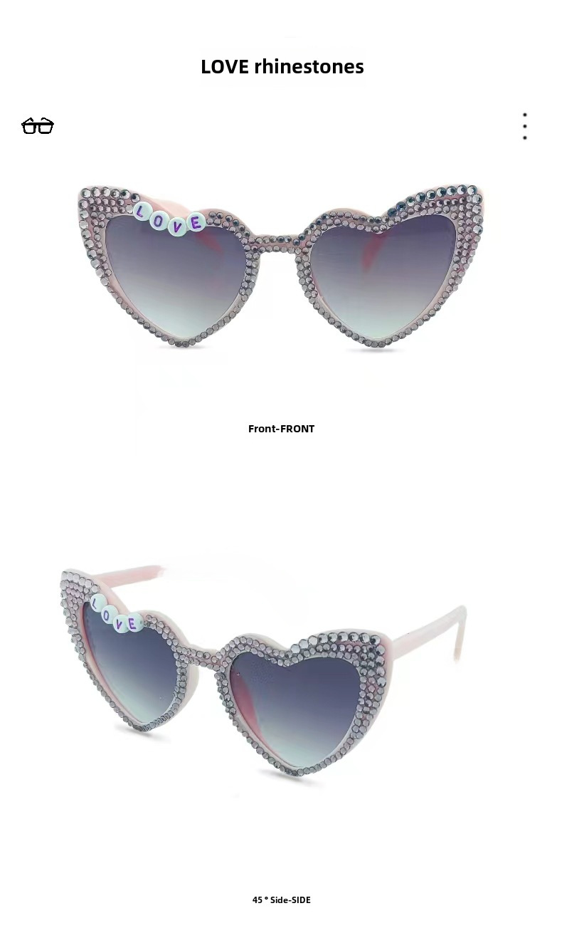 Cross-border New Wedding Sunglasses Cross-border Hot Sunglasses Women High Sense Men Summer Sunscreen Bridal Glasses Wholesale_voghion.com