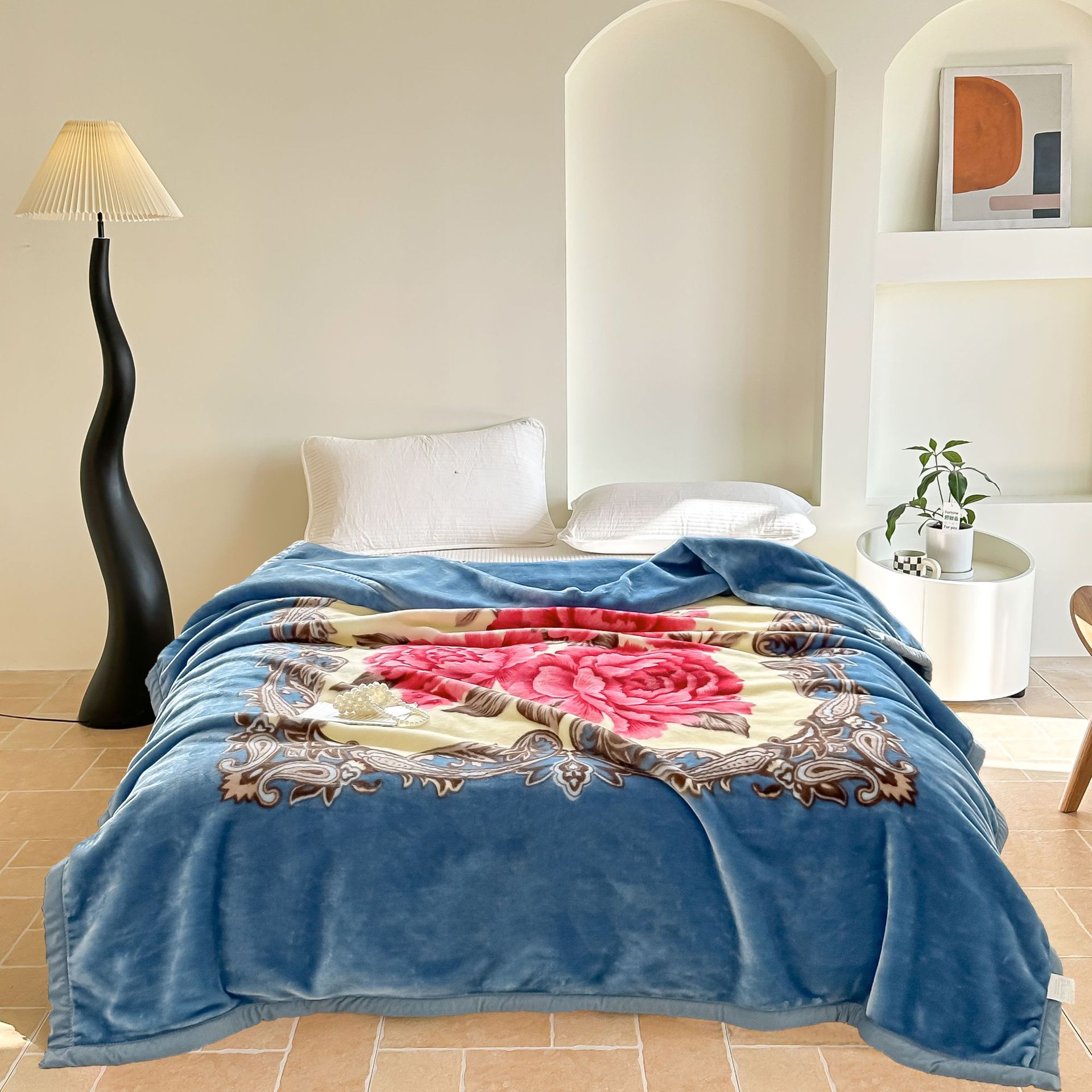 Mantras de doble capa de Lacher otoño y invierno hogar doble sofá cama mantas gruesas de oficina siesta mantas al por mayor