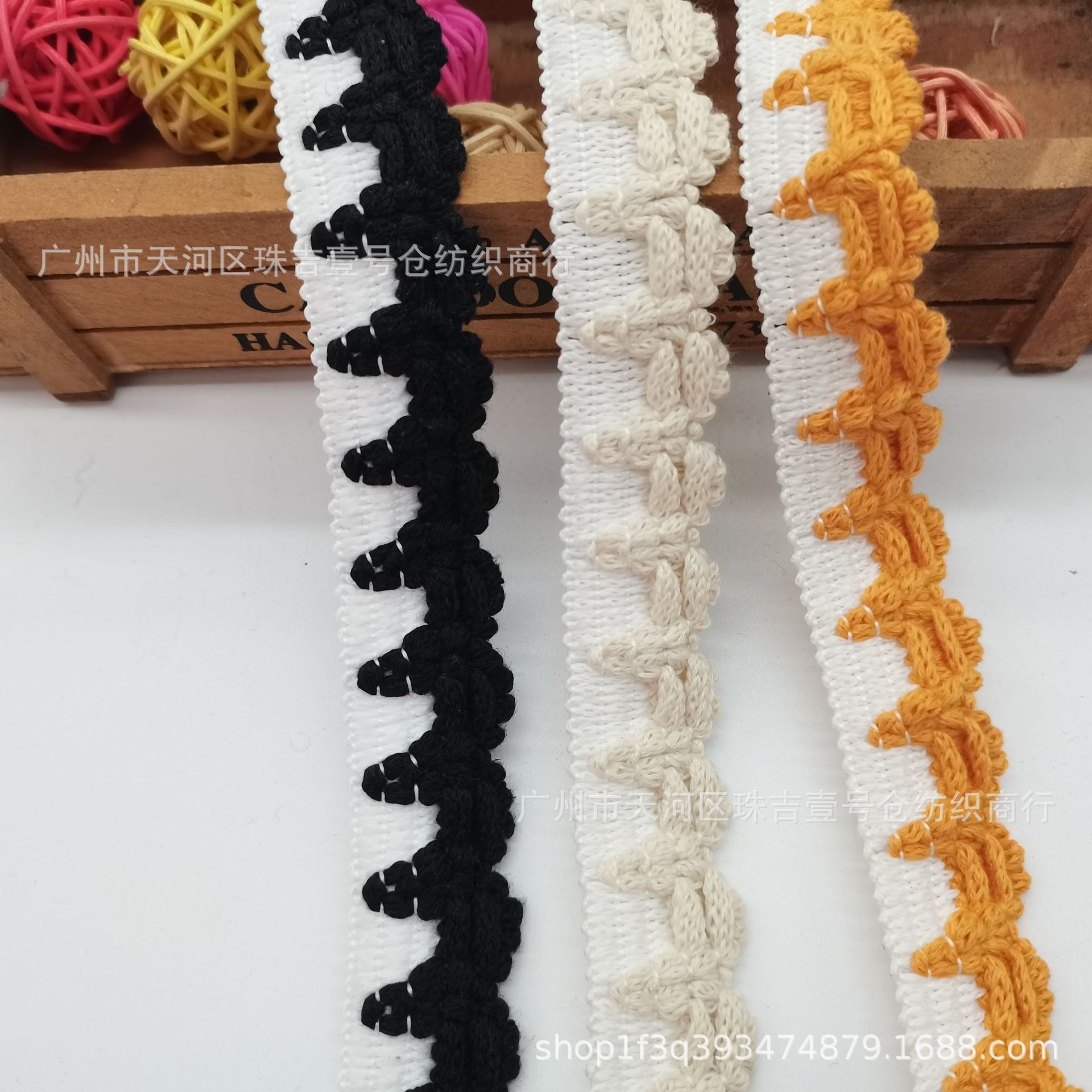 厂家直供提花勾花花边织带服装服饰鞋帽箱包毛毯家纺饰品辅料