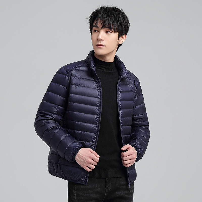 Thin down Jacket Men's Spring 2025 Men's Trendy Brand New Jacket Versatile Short-Sleeved T-Shirt Casual Jacket for Men