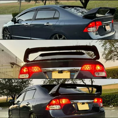 Applicable to 06-11 Honda 8th Fixed wind wing