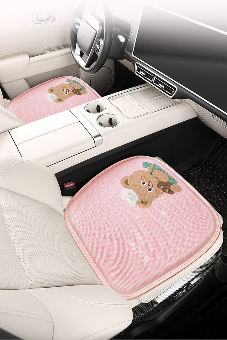 Factory Direct New Cartoon Gel Car Square Pad Waist Summer Silicone Pad Office Fat Pad Cool Mat