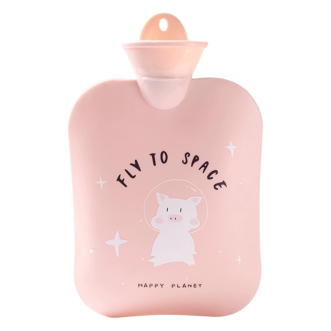 ПВХ вода впрыска мультяшная грелка мешок плюшевая ткань милый мини-поливная теплая сумочка офисная домашняя резиновая грелка мешок