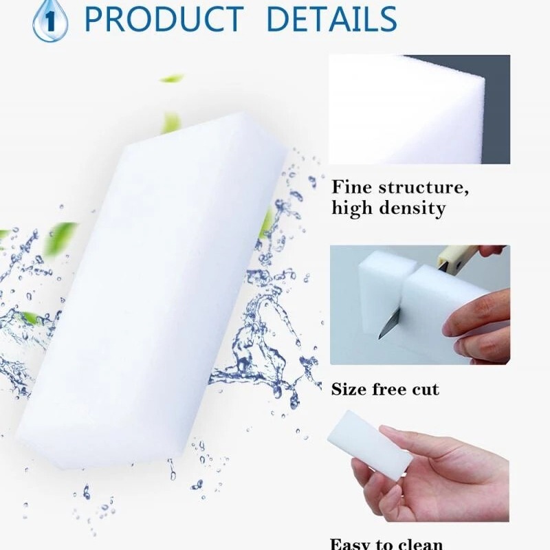 Sponge multifunctional magic sponge eraser suitable for kitchen office bathroom cleaning accessories