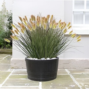 Wholesale restaurant landscaping flame retardant fireproof soft pvc Setaria outdoor landscaping PET UV resistant Setaria