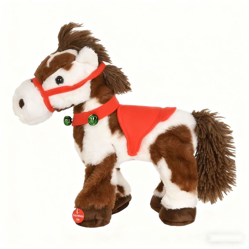 Cross-Border New Plush Toy Cartoon Cute Spotted Electric Pony Doll Gift Artificial Animal Doll Cross-Border New Plush Toy Cartoon Cute Spotted Electric Pony Doll Gift Artificial Animal Doll