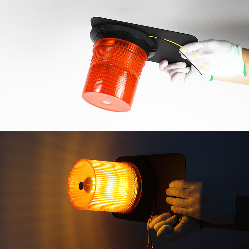 Suitable for school bus forklift warning light 80LED car magnetic roof flash light traffic vehicle strobe signal light