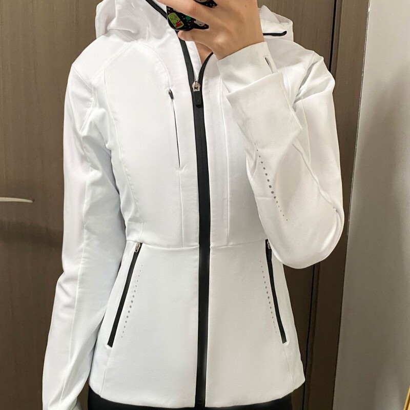 Luludarling Fleece-Lined Jacket Cross Women's Waterproof, Windproof, Warm and Slim Hooded Sports Jacket