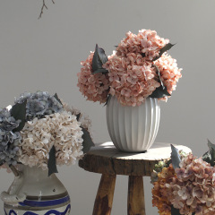 批發仿真花假花絹花秋色繡球新款婚慶家居攝影道具花藝裝飾文藝