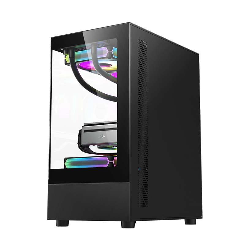 Sumtax/迅钛 Xuanwu MINI sea view room компьютерный корпус mATX с прозрачной стеклянной боковой панелью для игр