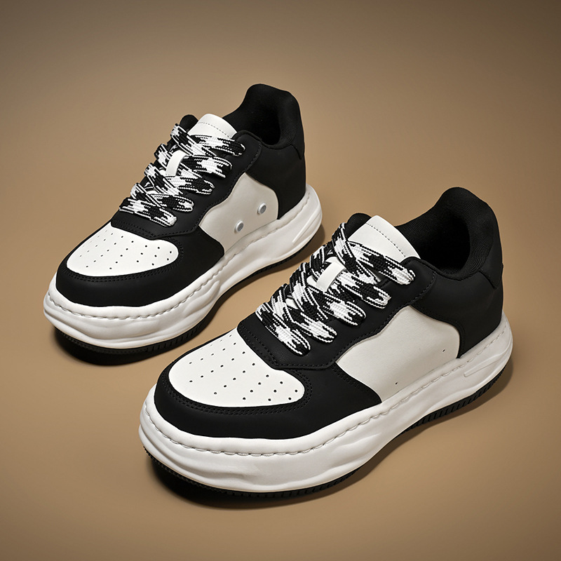 흑백 용해 신발