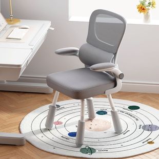 Study Chair, Computer Chair, Home Sedentary Comfortable Desk, Writing Stool, Junior High School Student Lifting Four-Legged Kids Seat