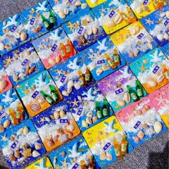 文化的で創造的な海の質感の絵画冷蔵庫用マグネット卸売景勝地旅行のお土産ギフトお土産天然貝殻と巻貝
