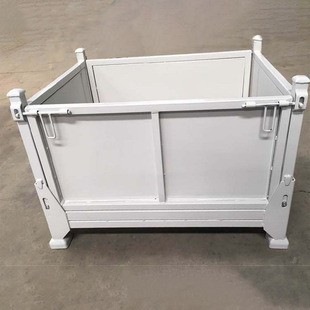 Car Boxes, Jiangsu, Zhejiang and Shanghai Shelf Manufacturers Sell Foldableing Iron Plate Boxes, Stackable Logistics Storage Cages