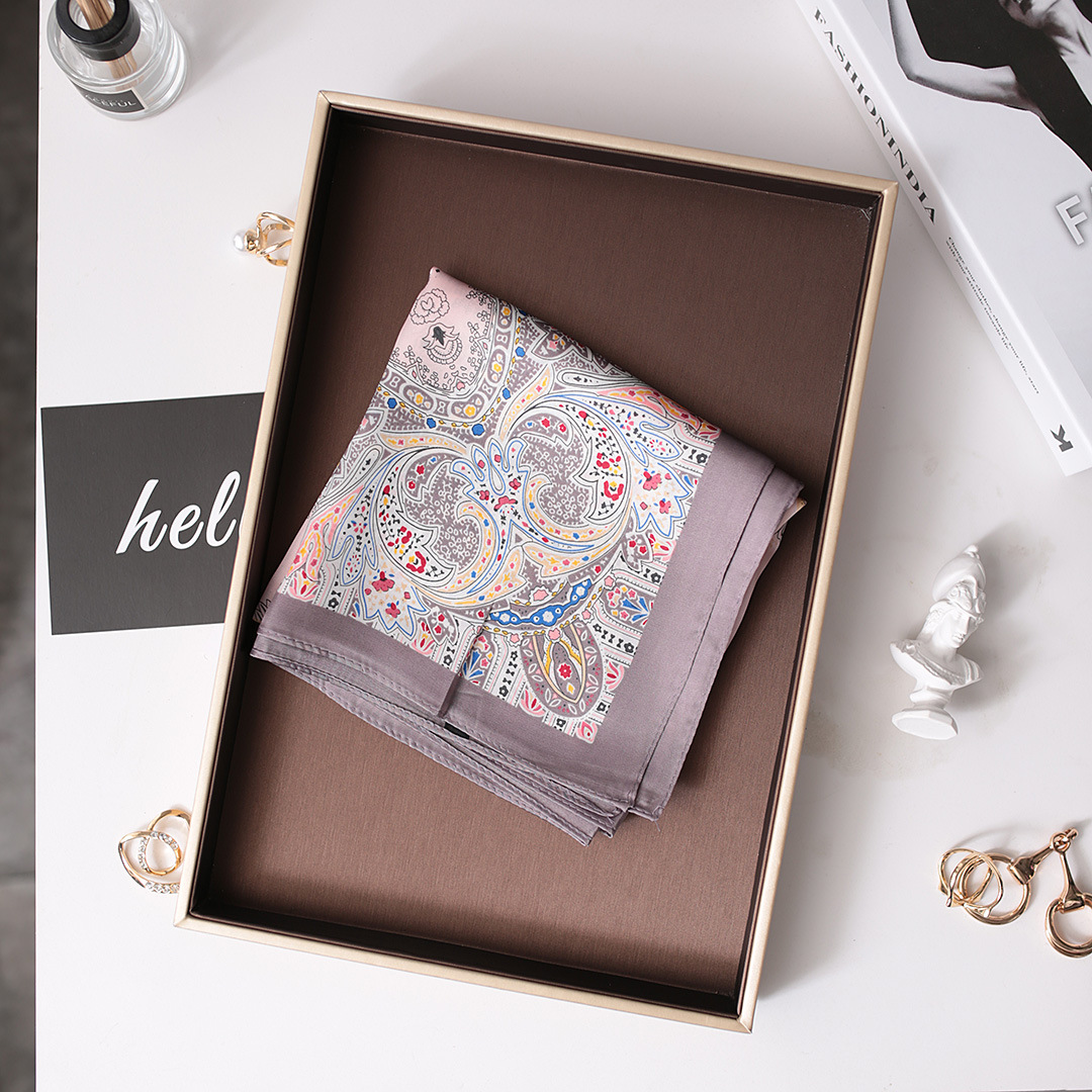 Diadema versátil coreana para mujer, seda nueva cuadrada pequeña de 70cm, estilo fino de primavera y otoño, combinado con moda decorativa_voghion.com