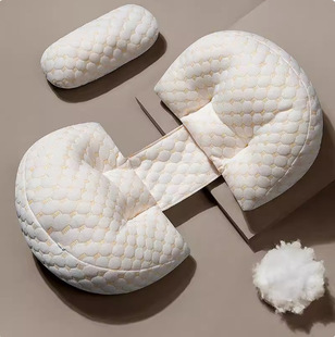 Pregnant Women's Pillow U-Shaped Side Sleeping Waist Pillow Support Abdominal Pillow Sleeping Artifact Pregnancy Multifunctional Sleep Pillow Cushion Supplies