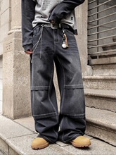 Y 28412 Cleanfit Wide Leg Jeans ��ʽ����ţ�п� ŷ���羳