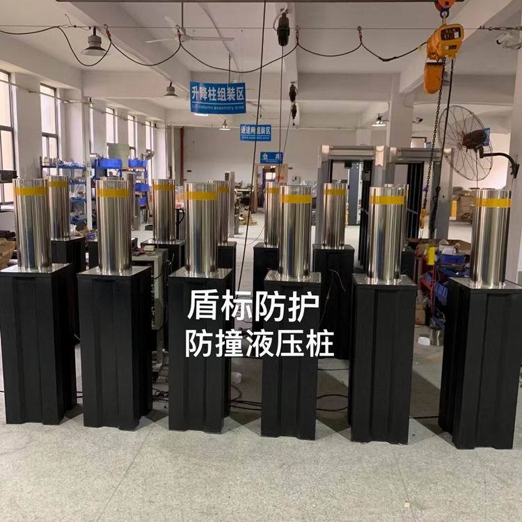 公园自动停车桩液压电子升降地柱  校门口遥控车档柱隔离路桩现货