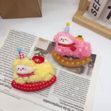 新款毛绒小羊羔公仔挂件可爱背包钥匙扣装饰挂件小玩偶挂坠小饰品