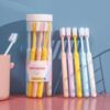 Yang Chen Smiling face Soft fur toothbrush pinkycolor adult household Drum Superfine Super Soft Affordable equipment factory