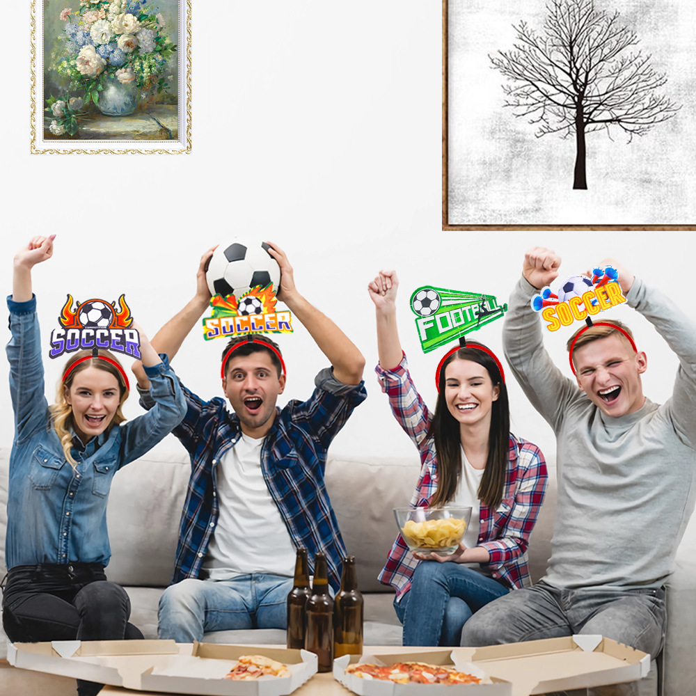 World Cup Soccer Headband For Theme Party Fan Decoration_voghion.com