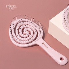 Chuanqi'er Hollow Massage Comb Women's Hair Care Hairdressing Household Hair Smoothing Air Bag Comb Dry and Wet Dual Use Fluffy Styling Comb