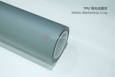 Auto Color Change Film – factory wholesale, cross-border direct sales - tpu-matte-battleship-gray-15215m