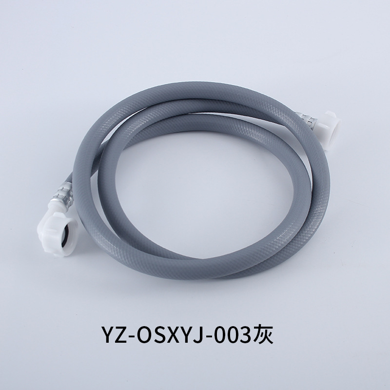Tubo de entrada de agua para lavadora, tubo de drenaje, manguera flexible de PVC 304 de acero inoxidable, tubo corrugado, grifo antisalpicaduras, universal.