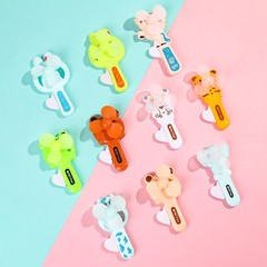 Hand-crank Fan Summer Cartoon Hand-crank Fan Children's Toy Mini Fan Student Fan Ground Push Prize Gift