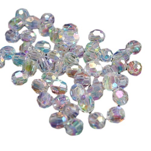 幻彩36面角珠diy手作りアクセサリー直孔散珠ブレスレットアクセサリー生放送ネットレッド