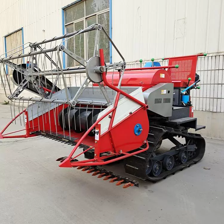 Специальная зерноуборочная и уборочная машина для подъема по холмам и горам в горных районах. Рисовый комбайн.