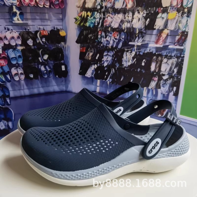 Cross men's shoes new hole shoes LiteRide lightning second generation women's sandals beach shoes 206708 Cross men's shoes new hole shoes LiteRide lightning second generation women's sandals beach shoes 206708