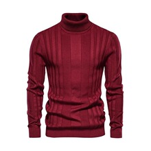 T 76151 Men's High Neck Knit Sweater ������֯ë�� �羳ŷ����