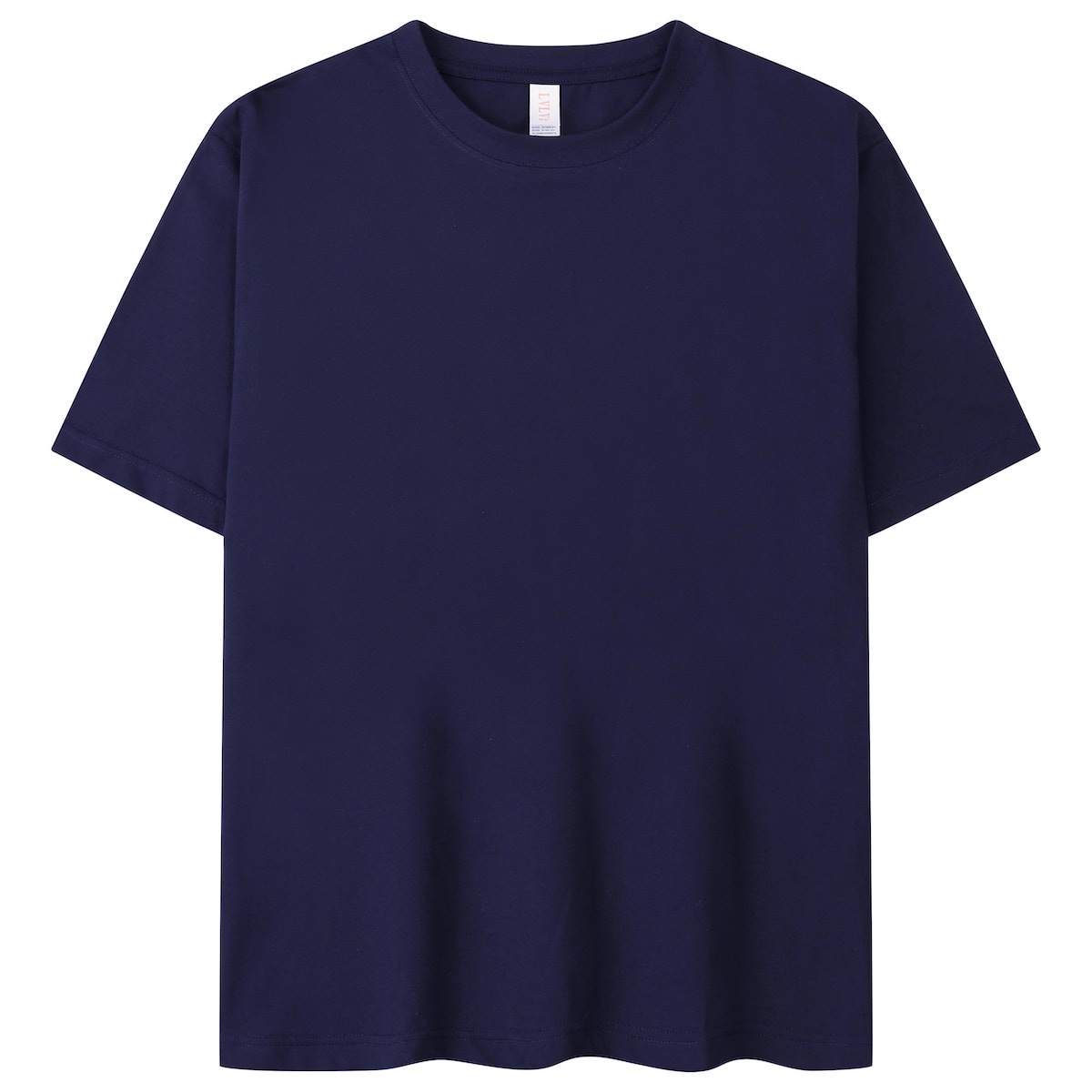 Ropa de hombre LVLV | Transmisión en vivo de comercio electrónico transfronterizo algodón fresco de manga corta camiseta hombres y mujeres de color sólido pareja T-imagen de impresión