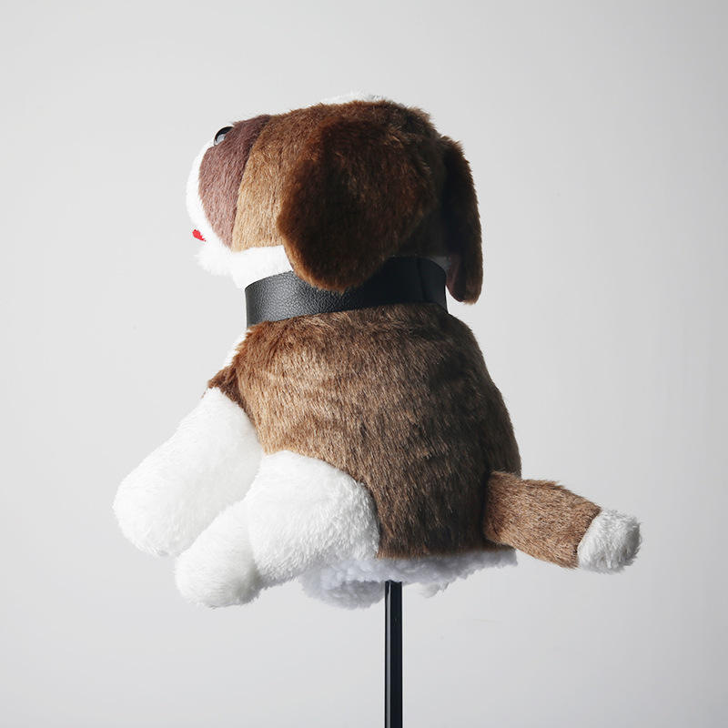 Cubierta de club de golf animal transfronterizo engrosada cachorro cubierta de club de madera cubierta protectora de cabeza de Club lindo de dibujos animados al por mayor