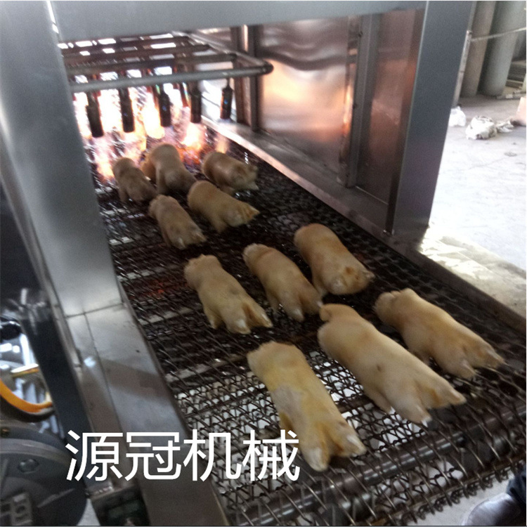 猪皮猪蹄烧毛机鸭翅鸡翅液化气燎毛机烧椒机猪头猪脸烤毛设备厂家