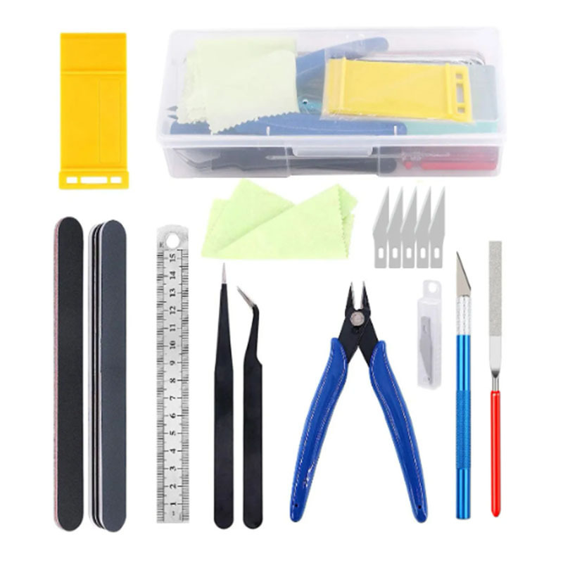 12-Piece Gundam Model Tool Set, Model Repair Basic Tool Kit, Beginner Modeling Tool Set