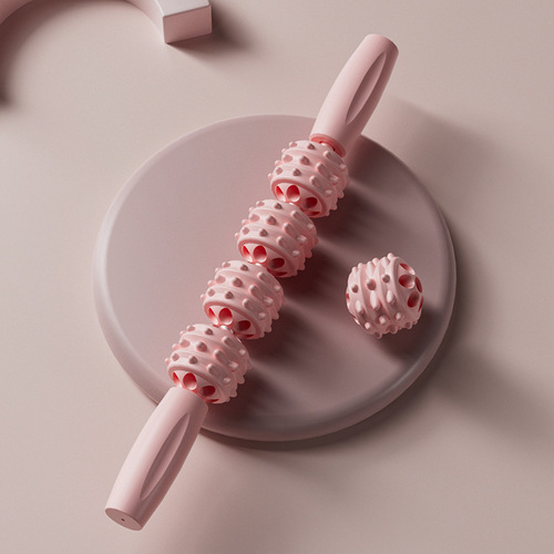 Yoga massage stick, mace, muscle relaxer, fascial ball, Langya roller, calf massage roller, beautiful leg artifact