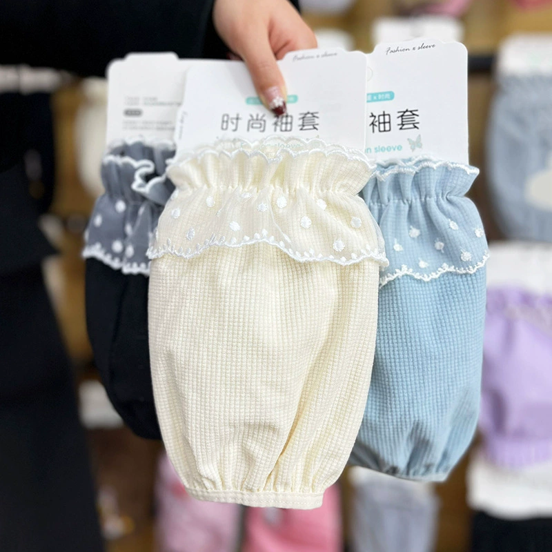 Кружевные рукава женские осенние и зимние новые рукава сетка красная работа