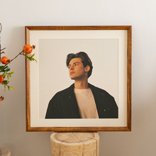 简约实木大相框挂墙36 20 24寸A4a3海报框装裱画框框架拼图框批发