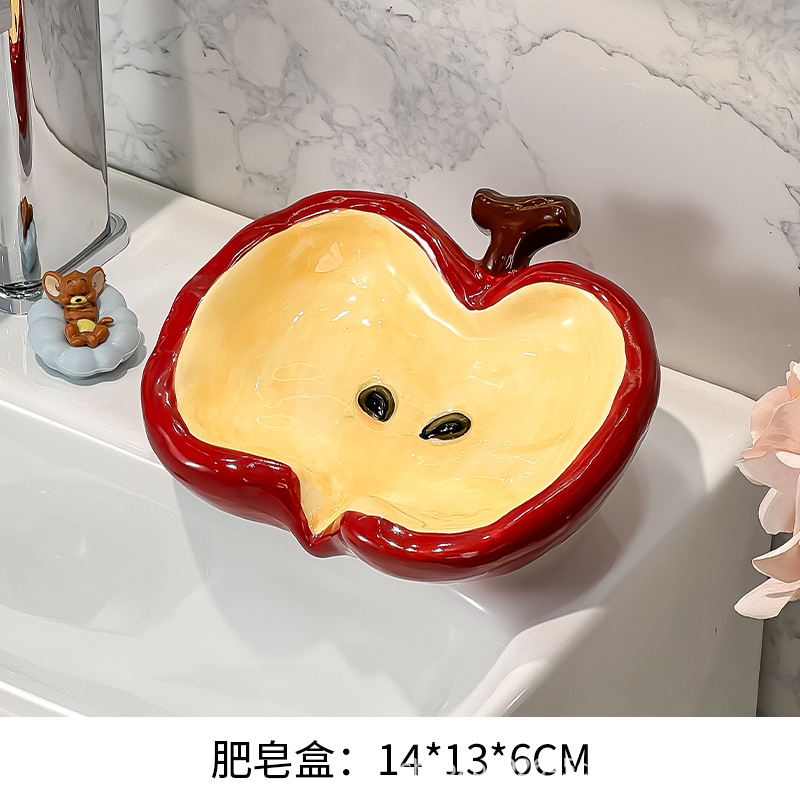 【레드】사과 비누 상자