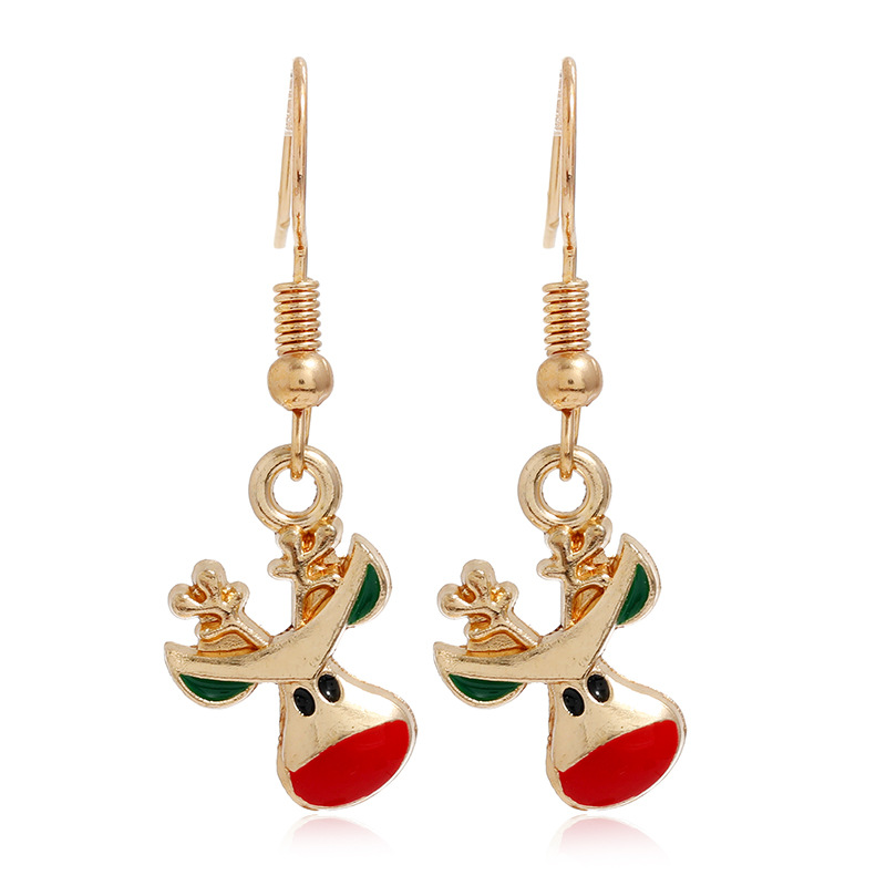 Fashion Christmas Tree Santa Claus Alloy Plating Women's Drop Earrings 1 Pair display picture 32