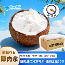 南一食品进口冷冻生榨椰肉汁植物基蛋白椰乳饮品商用椰浆原料批发