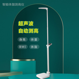 Smart Height and Body Fat Scale Mini Program Height and Weight Scale Foldable Bluetooth Bmi Analyzer Weight Scale Oem