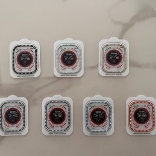 Suitable for Apple Watch49Mm One-Piece Diamond Watch Film Ultra2 Rhinestone Tempered Film Front Bag Protection