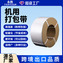 永胜厂家现货批发12mm塑料pp机用打包带全自动聚丙烯热熔打包带