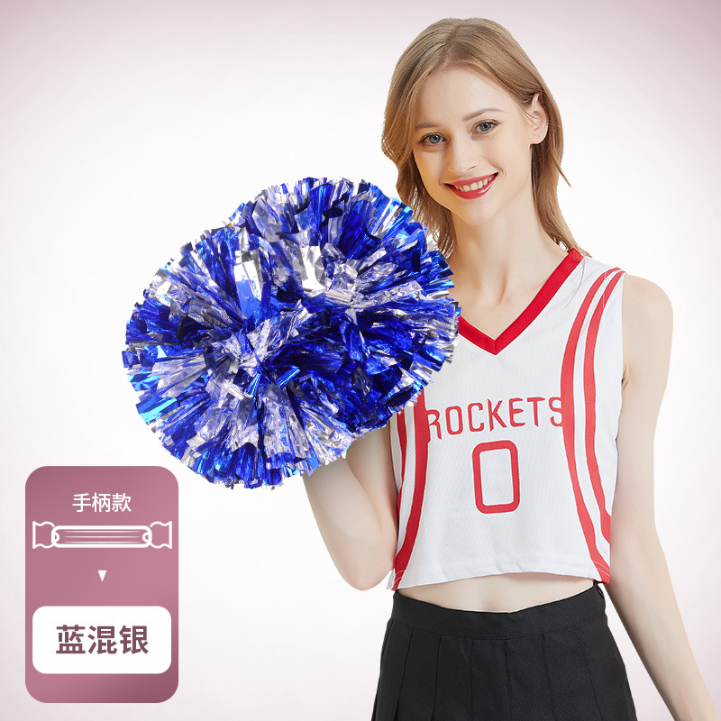 Porristas Bola de flores porristas mano flor mano sacudida flor danza rendimiento mano flor porristas flor bola de color rendimiento