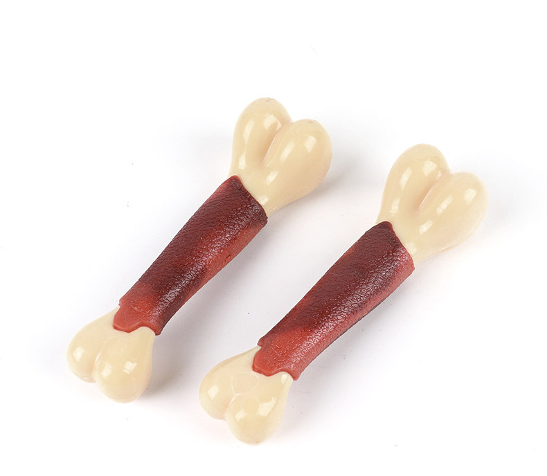 Psm New Pet Molar Toy Beef Flavor Simulation Bone Molar Fixed Tooth Wear-resistant Bite-resistant Pet Dog Toy display picture 4